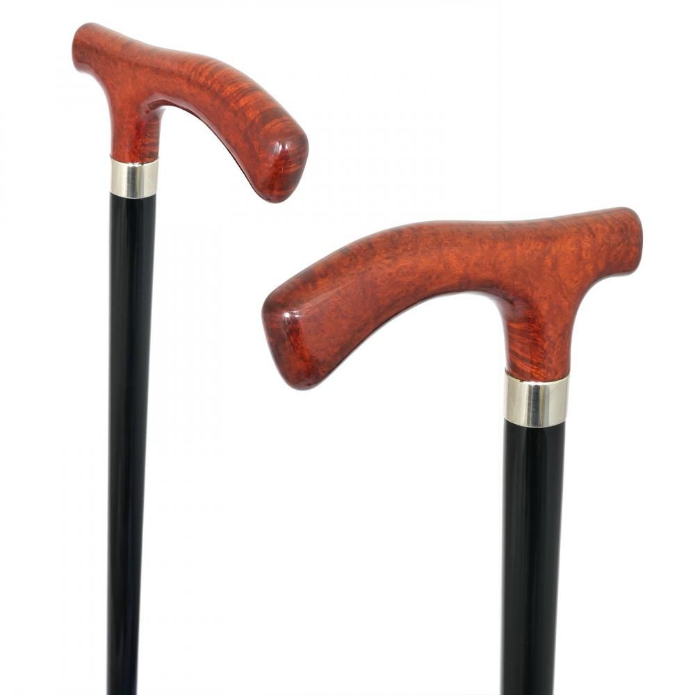 装飾用刀 曲線刃 編み込みハンドル ブライヤーL型ハンドルステッキ - 土屋産業株式会社 Webショップ