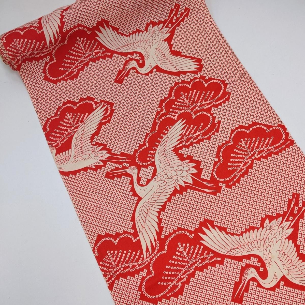 アンティーク麻紬反物 楽天市場】【新古品】 縦節紬 着物 反物 正絹 着尺 新潟県