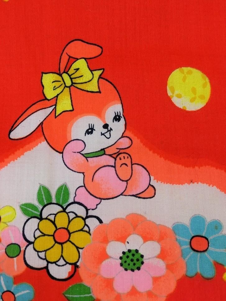 昭和レトロ 犬と乗り物柄 子供着物 －着物工房あかりー
