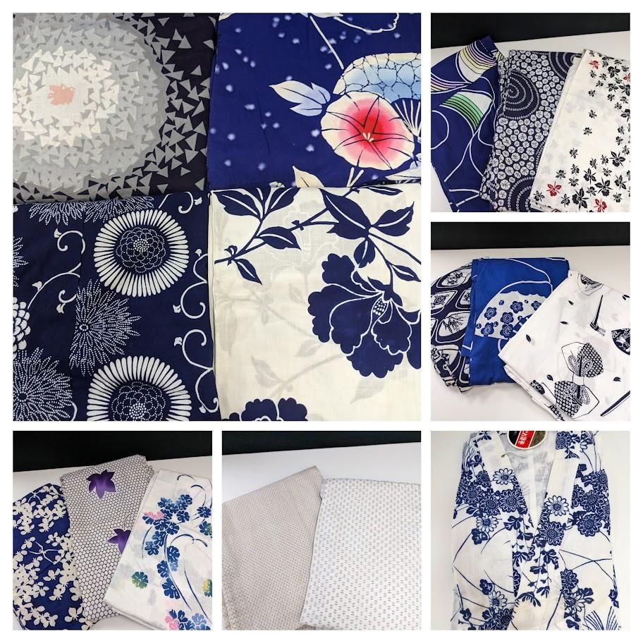 リメイク用 浴衣の着物 16枚 お買い得商品 －着物工房あかり－