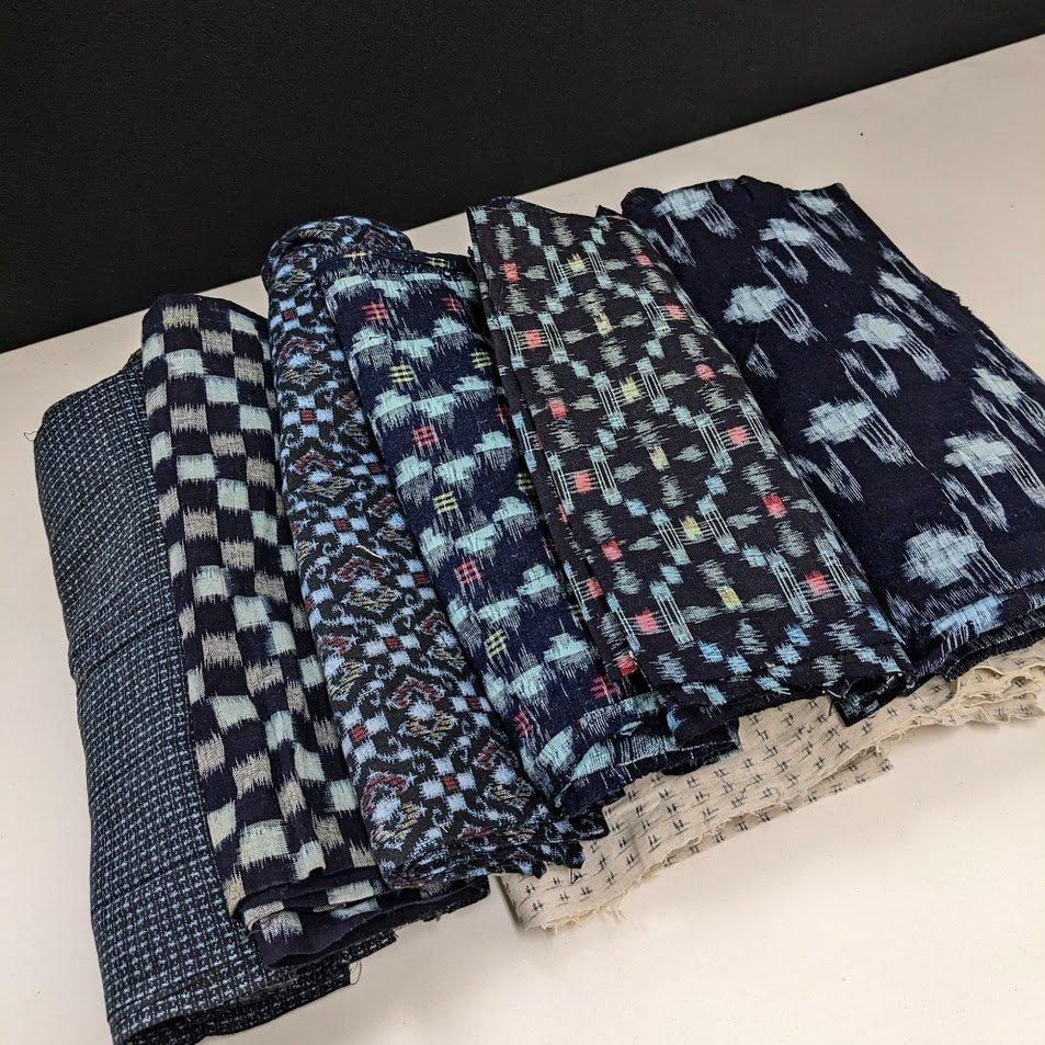 リメイク用 解いた絣着物 7着分 －着物工房あかりー