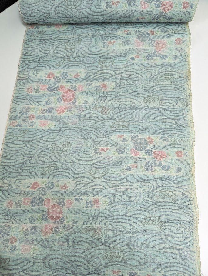 未使用品　小千谷ちぢみ　麻　反物　夏物透け感あり　着物　12m カーキ 2025年最新】小千谷ちぢみ 反物の人気アイテム - メルカリ