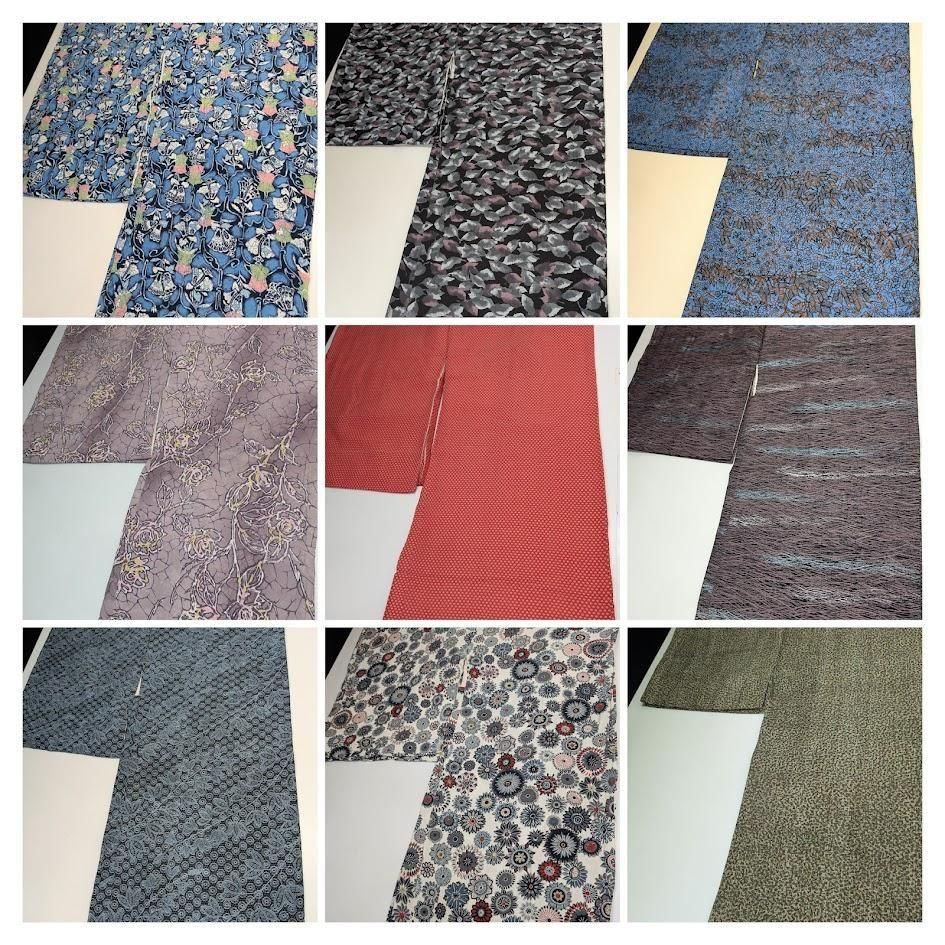 浴衣 反物　リメイク用　まとめ売り　6反セット 浴衣 反物 リメイク用 まとめ売り 6反セット