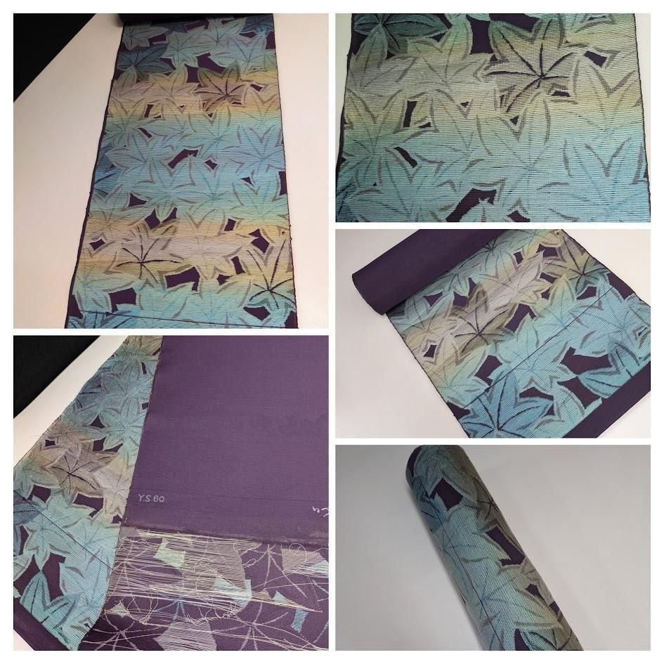 八寸名古屋帯 | ご着用 紅葉 - 着物工房あかり