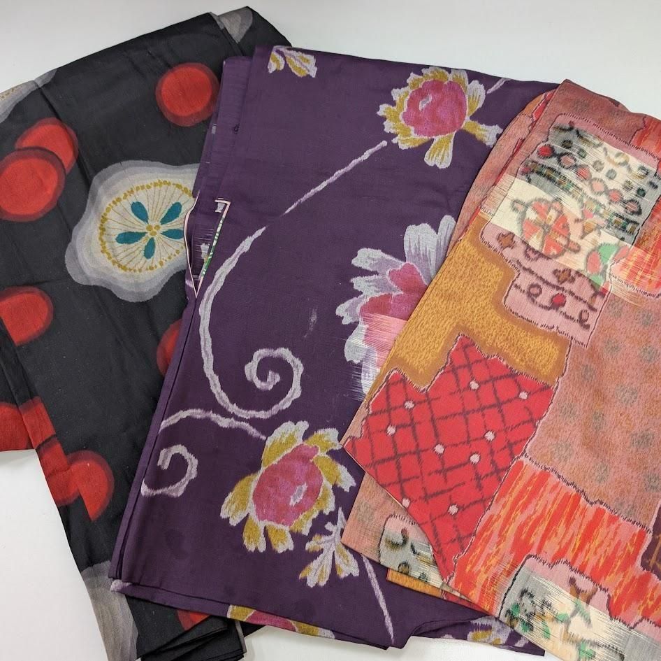 人気の銘仙羽織 3枚セット | - 着物工房あかり