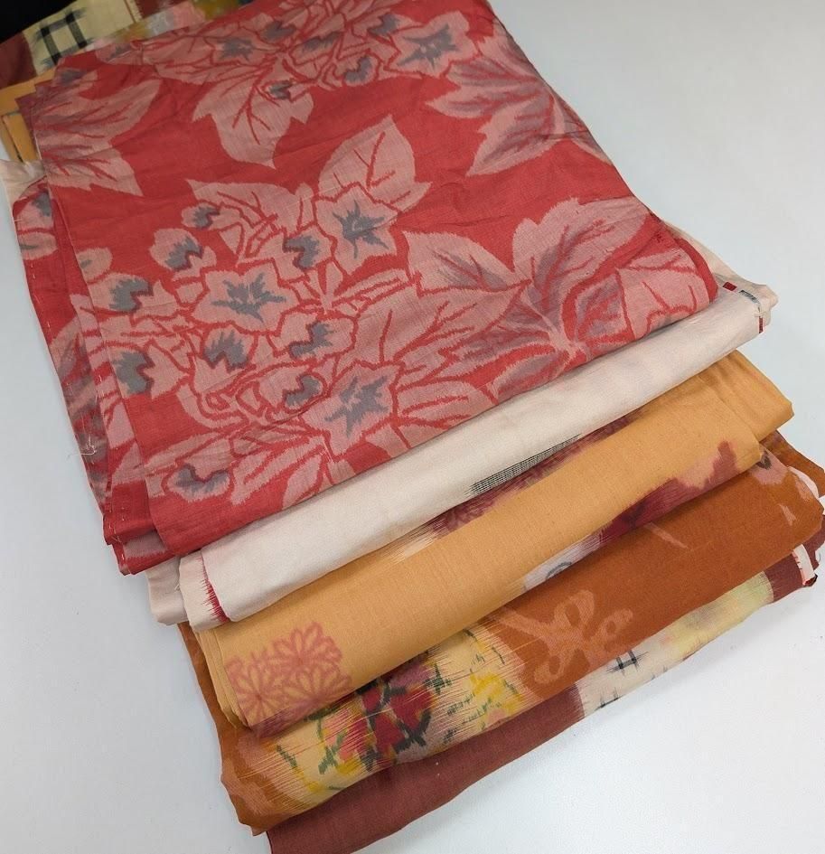 リメイク用 銘仙着物5枚セット | 美品 - 着物工房あかり