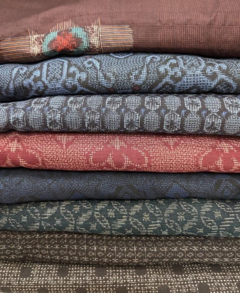 リメイク用大島紬9枚セット | 着物生地 - 着物工房あかり