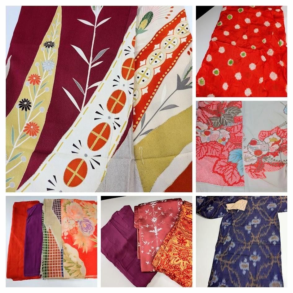 リメイク素材 MIX（着物 羽織 反物 はぎれ その他） - 着物工房あかり