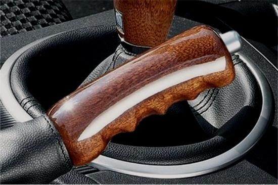 純正オプションウッドパーツ復刻品 パーキングブレーキ再入荷
