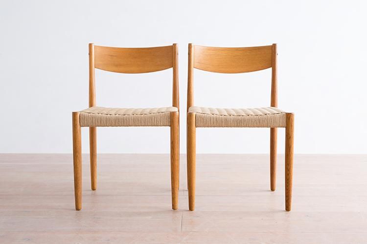 Poul.M.Volther ダイニングチェア オーク 2脚セット | 北欧家具 haluta