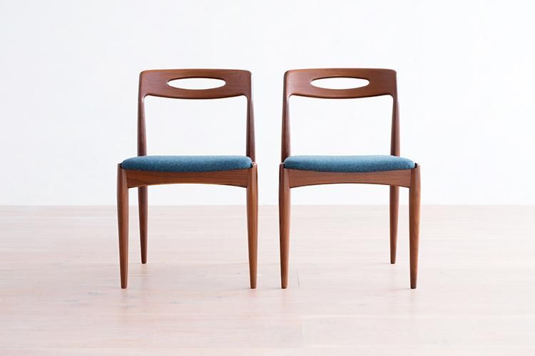 Johannes Andersen ダイニングチェア チーク 2脚セット | 北欧