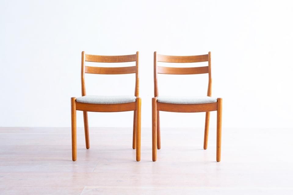 Poul M Volther J61 ダイニングチェア オーク 2脚セット | 北欧家具
