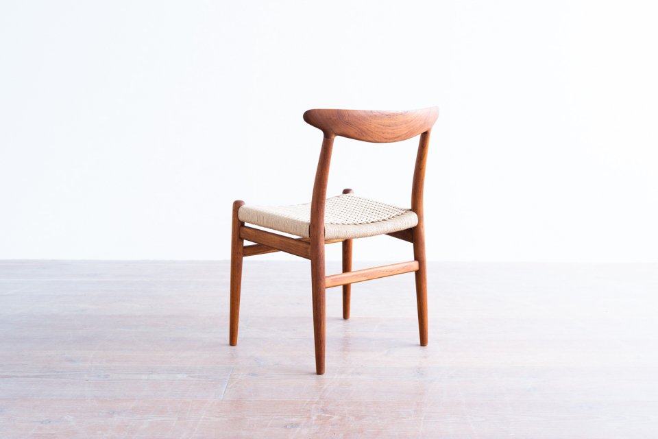 Hans Wegner あほらしい ウェグナー W2 チーク チェア デンマーク 北欧