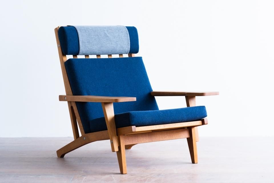 Hans J Wegner GE375 1シートソファ オーク | 北欧家具 haluta (ハルタ)