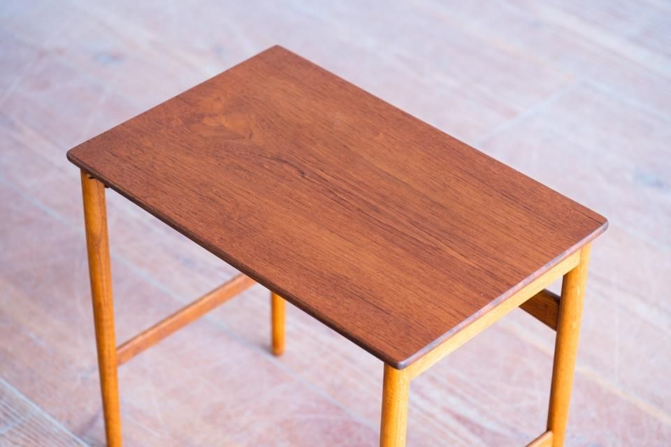 Hans J Wegner AT40 ネストテーブル チーク オーク | 北欧家具 haluta