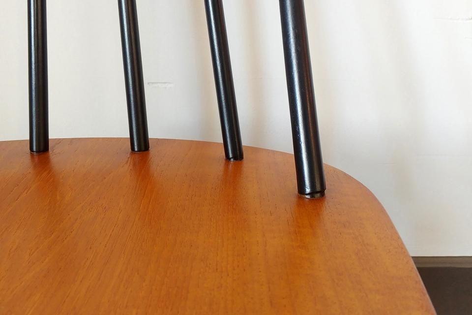 Ilmari Tapiovaara ファネットチェア 6S ブラック/ナチュラル