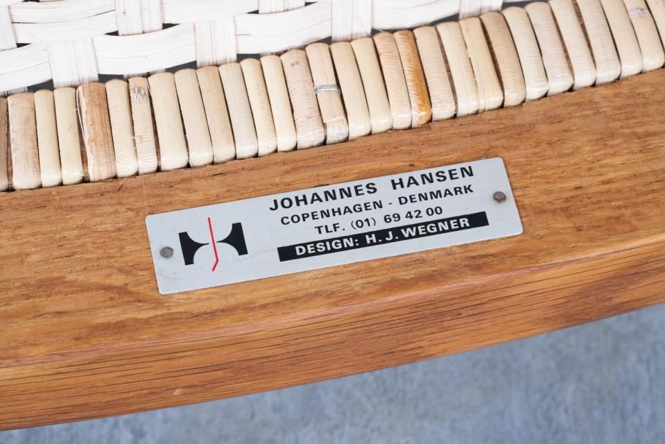 Hans J Wegner JH504 ダイニングチェア オーク ラタン 2脚セット Hans J Wegner JH504 ダイニングチェア オーク ラタン 2脚セット