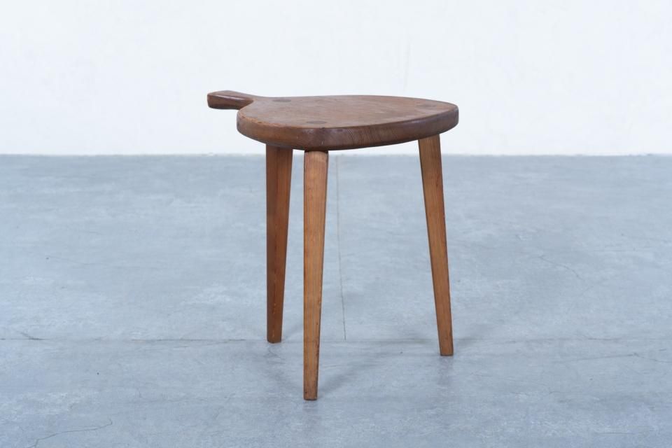 haluta購入ヴィンテージスツール haluta vintage｜スツール チーク ダークグレー - haluta(ハルタ