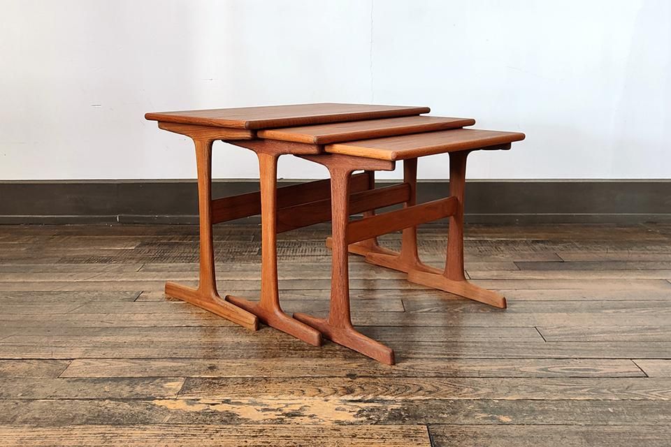 Kai Kristiansen ネストテーブル チーク | 北欧家具 haluta