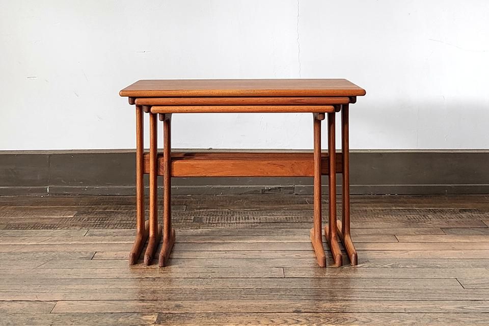 Kai Kristiansen ネストテーブル チーク | 北欧家具 haluta Kai Kristiansen ネストテーブル チーク | 北欧家具 haluta