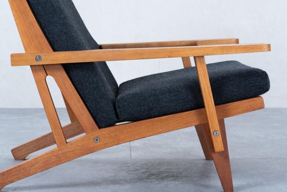 Hans J Wegner GE375 ハイバックソファ オットマンセット オーク | 北欧家具 haluta