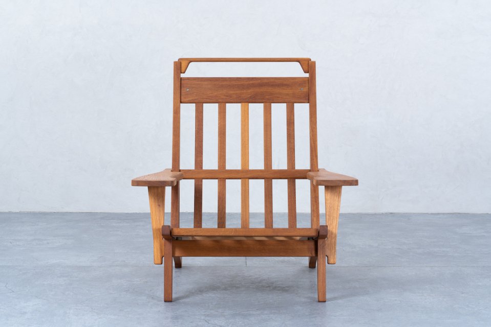 Hans J Wegner GE375 ハイバックソファ オットマンセット オーク | 北欧家具 haluta