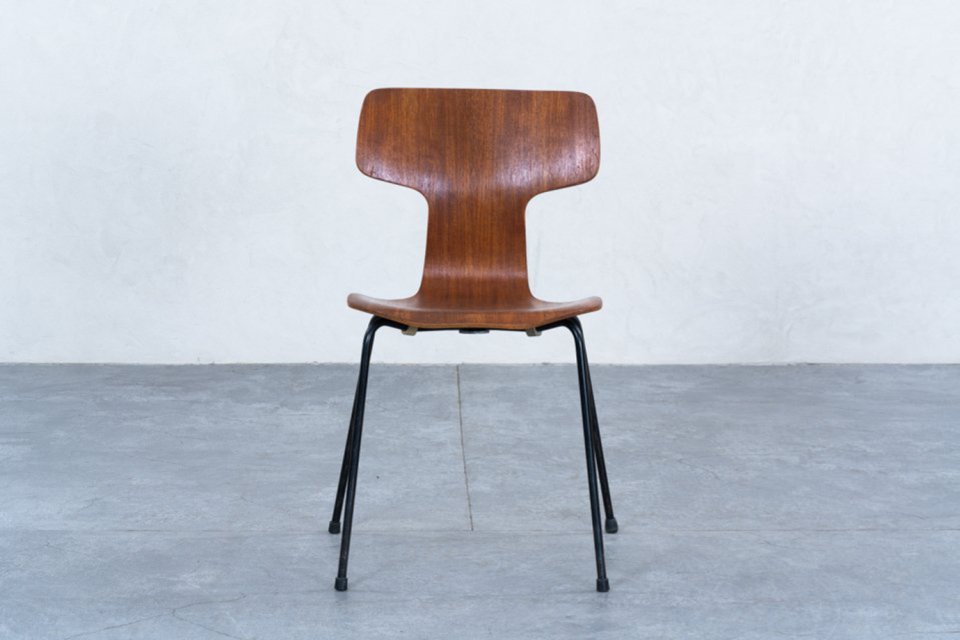 Arne Jacobsen model.3103 Tチェア チーク