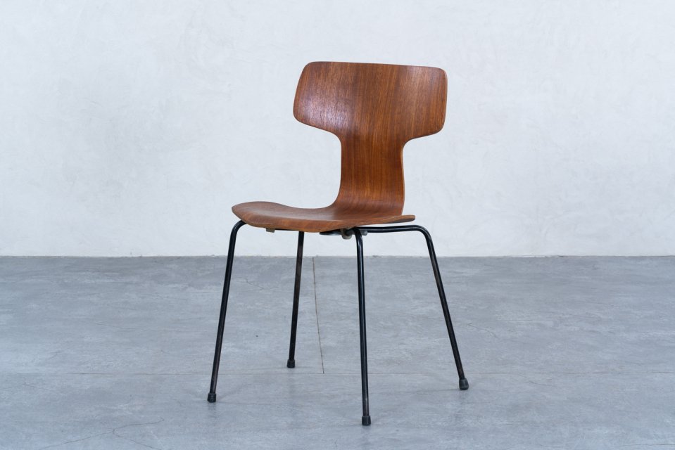 Arne Jacobsen model.3103 Tチェア チーク | 北欧家具 haluta (ハルタ)