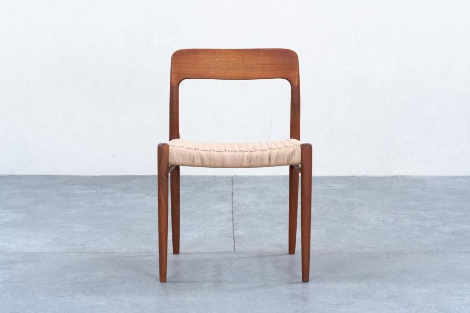 Niels O. Møller Model 75 Chair オーク/1番JLMølle - ダイニングチェア