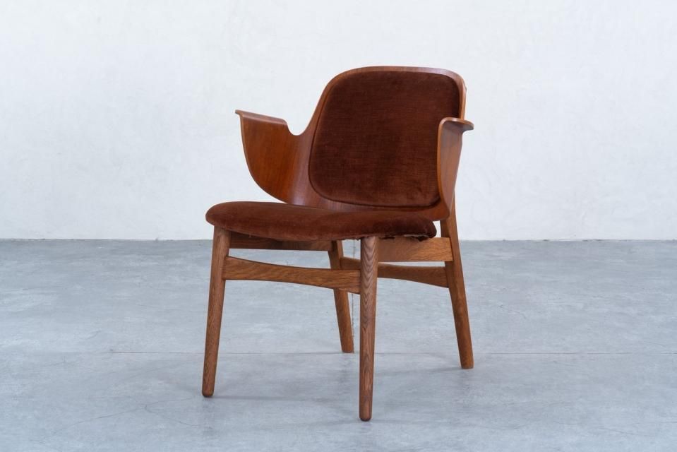 イージーチェア　チーク　デンマーク Hans Olsen model.107 イージーチェア チーク オーク | 北欧家具