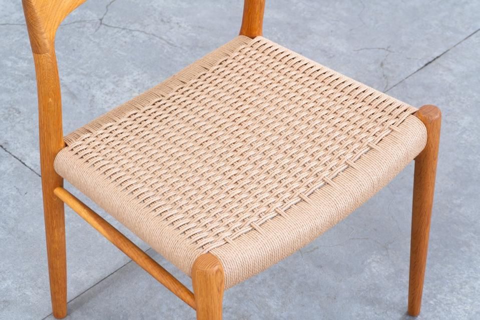 Niels Otto Moller model.75 ダイニングチェア オーク Niels O. Møller（ニールス・O・モラー）Model 75 ダイニング