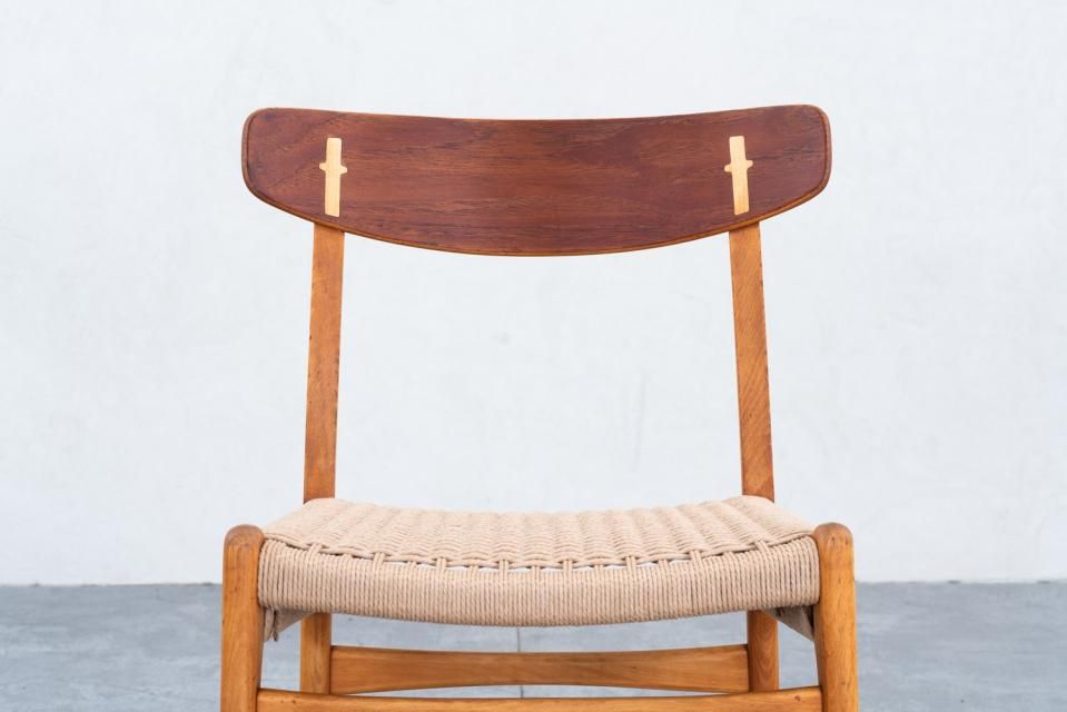 値下げ‼︎ウェグナー カールハンセン&サン CH23 ラタン張替済　チーク　ビーチ 値下げ‼︎ ウェグナー カールハンセン&サン CH23ラタン張替済