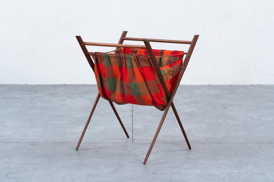 ハンドメイド 雑誌＆絵本ラック ショート（ダークチーク色