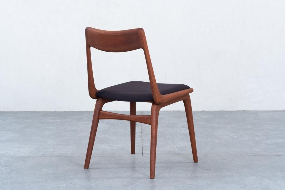 Boooh様☆未使用 Evidence フランス製 Alfred Christensen No.370 ブーメラン ダイニングチェア チーク