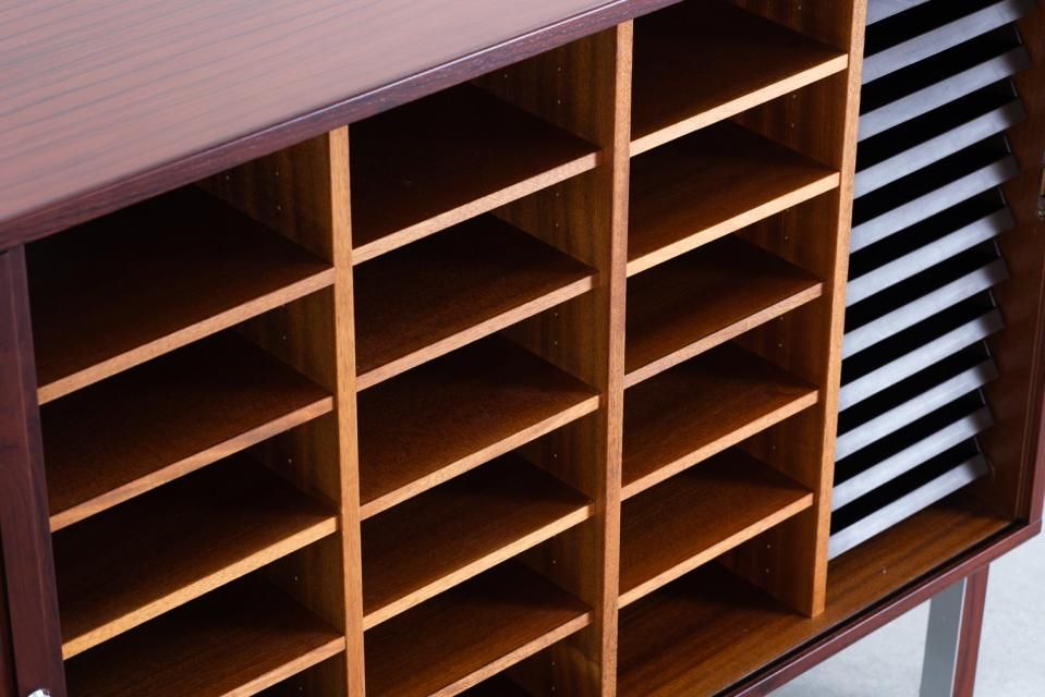 蛇腹キャビネット ローズウッド | 北欧家具 haluta (ハルタ)