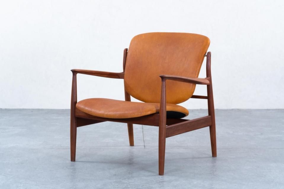 Finn Juhl FD136 イージーチェア チーク | 北欧家具 haluta (ハルタ)