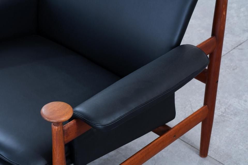 Finn Juhl ブワナチェア オットマンセット チーク | 北欧家具 haluta