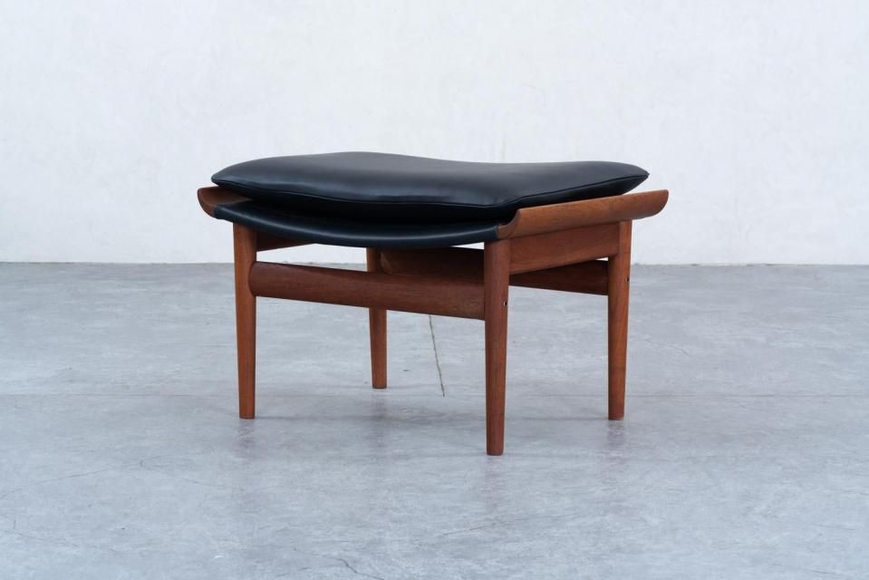 Finn Juhl ブワナチェア オットマンセット チーク | 北欧家具
