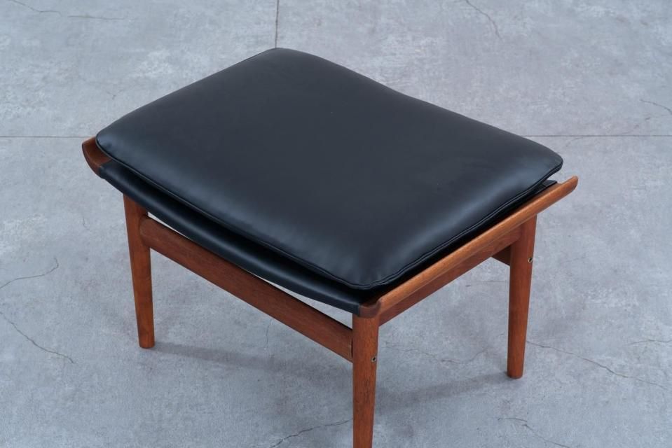 finn juhlオットマン Finn Juhl ブワナチェア オットマンセット チーク | 北欧家具