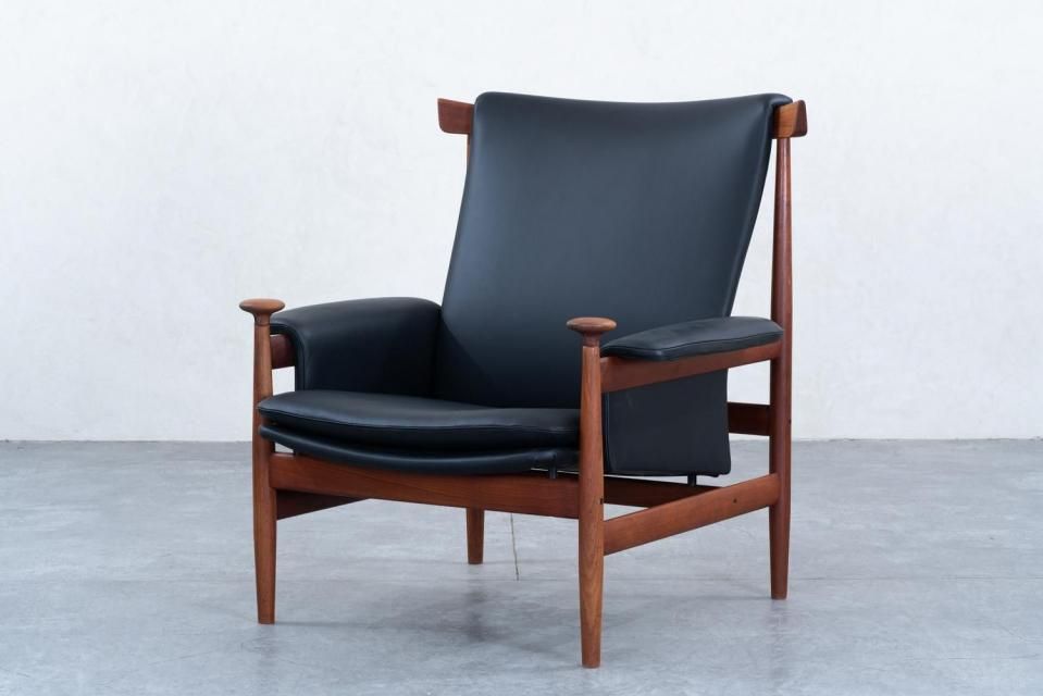 finn juhlオットマン Finn Juhl ブワナチェア オットマンセット チーク | 北欧家具