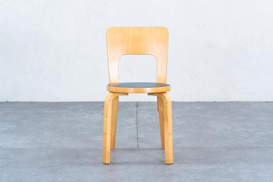Alvar Aalto No.66 チェア リノリウムブルー