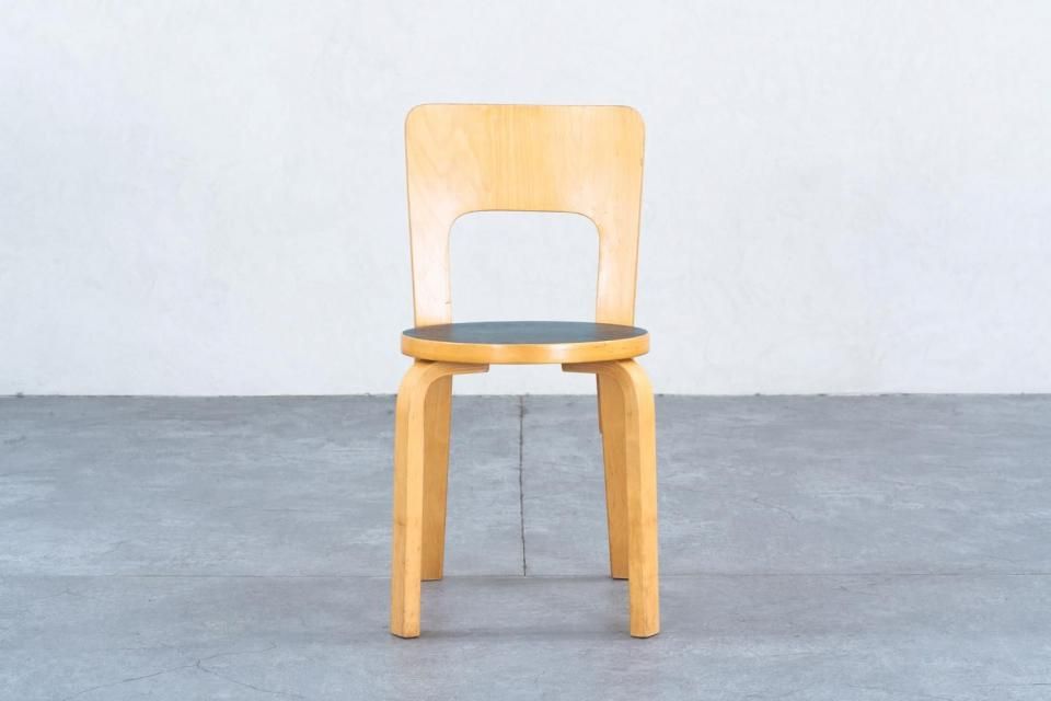 Alvar Aalto No.66 チェア リノリウムブルー