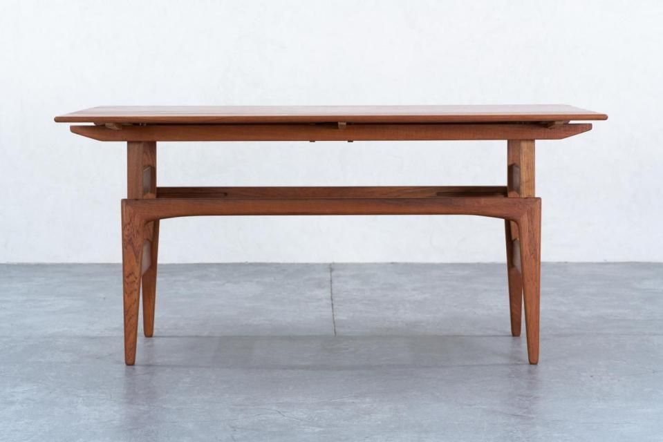 エレベーターテーブル チーク | 北欧家具 haluta