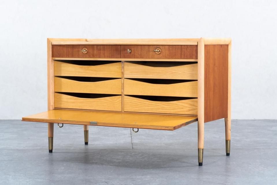 キャビネット マホガニー ビーチ | 北欧家具 haluta (ハルタ)