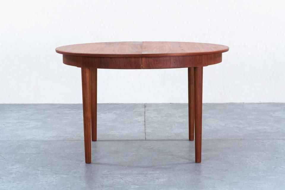 ラウンドダイニングテーブル チーク | 北欧家具 haluta (ハルタ)