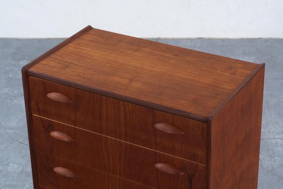 4段チェスト チーク | 北欧家具 haluta (ハルタ)