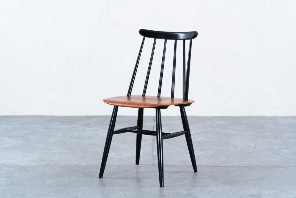 Ilmari Tapiovaara ファネットチェア 6S ブラック/ナチュラル | 北欧