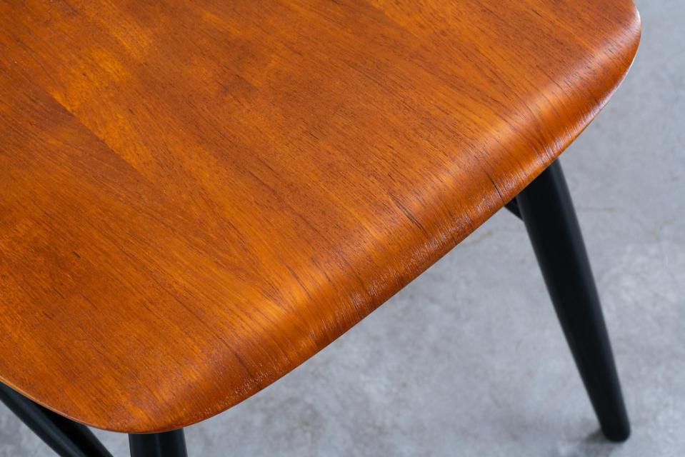 Ilmari Tapiovaara ファネットチェア 6S ブラック/ナチュラル | 北欧