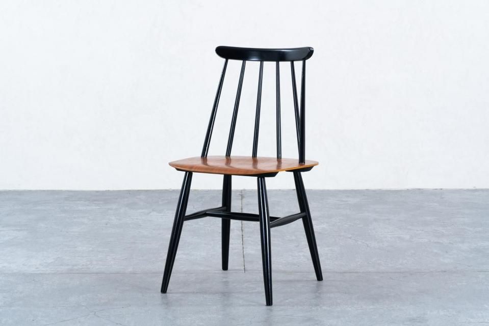 Ilmari Tapiovaara ファネットチェア 6S ブラック/ナチュラル | 北欧