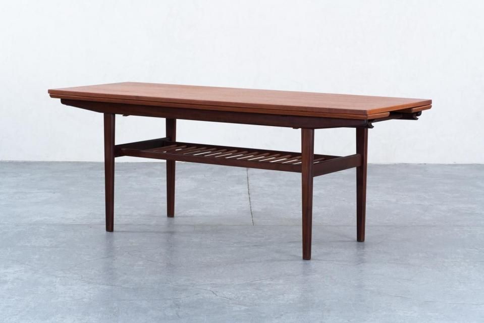 エレベーターテーブル チーク | 北欧家具 haluta